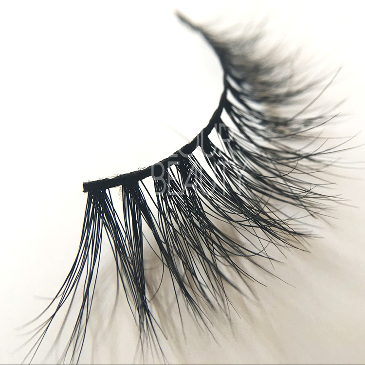 Pretty 3D mink fur eyelashes with magnetic eyelash box EA43